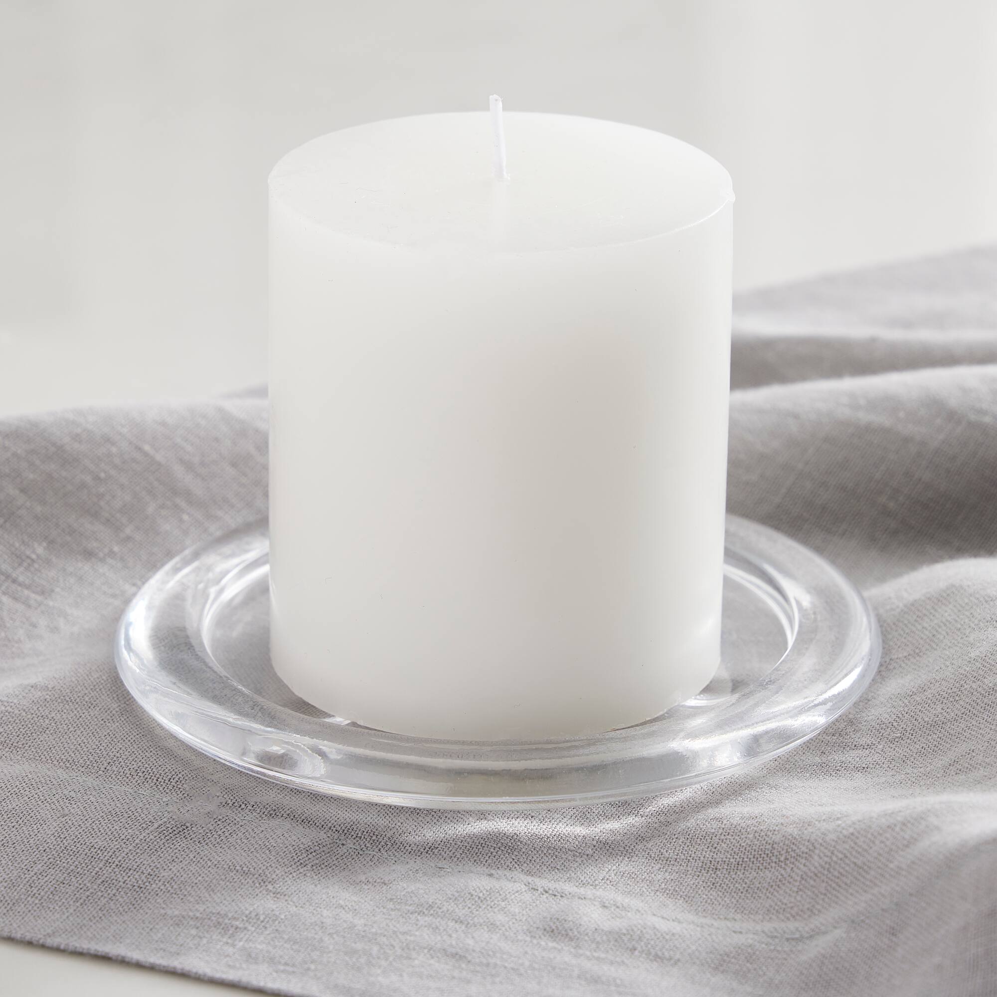 Ashland® Glass Candle Plate